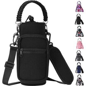 32/40/64/128 oz Neoprene Insulated Water Bottle Carrier Bag, Sling Bag Sleeve